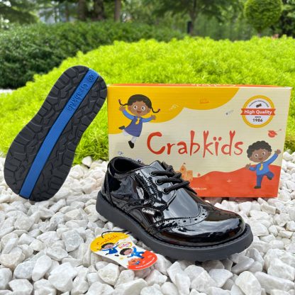 CrabKids Kenya Boy School Leather Shoes
