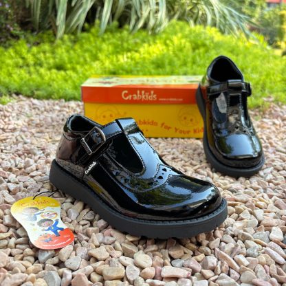 CrabKids School Girls Schoes